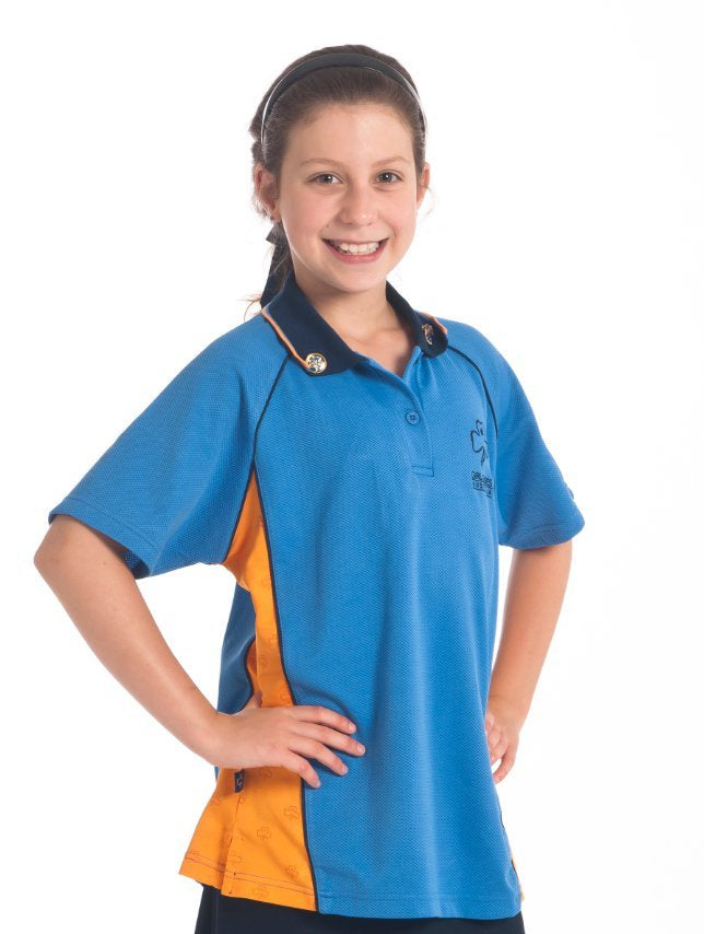Youth Polo: Blue & Orange (5 - 13 years)