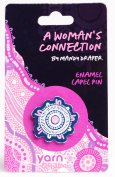 A Woman's Connection Lapel Pin