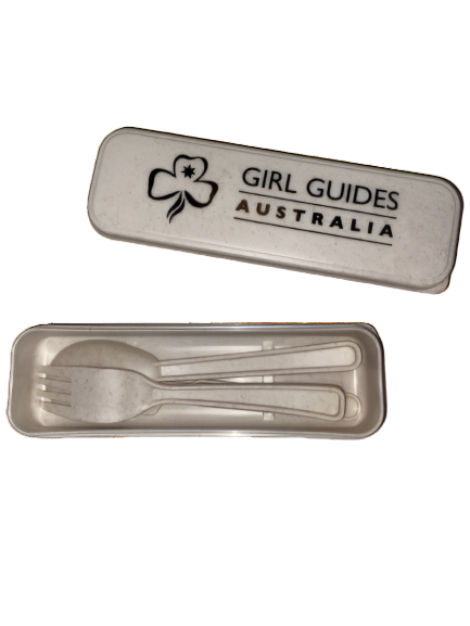 3 Piece Wheat Straw Cutlery Set