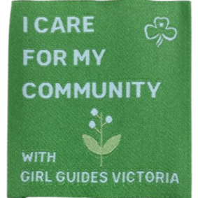 I Care for My Community With Girl Guides Victoria