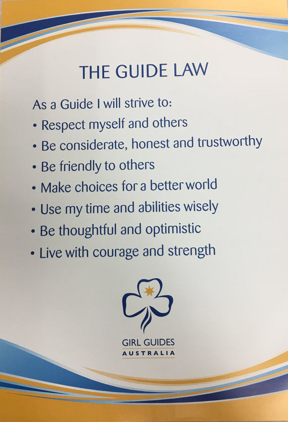 Australian Guide Law Poster