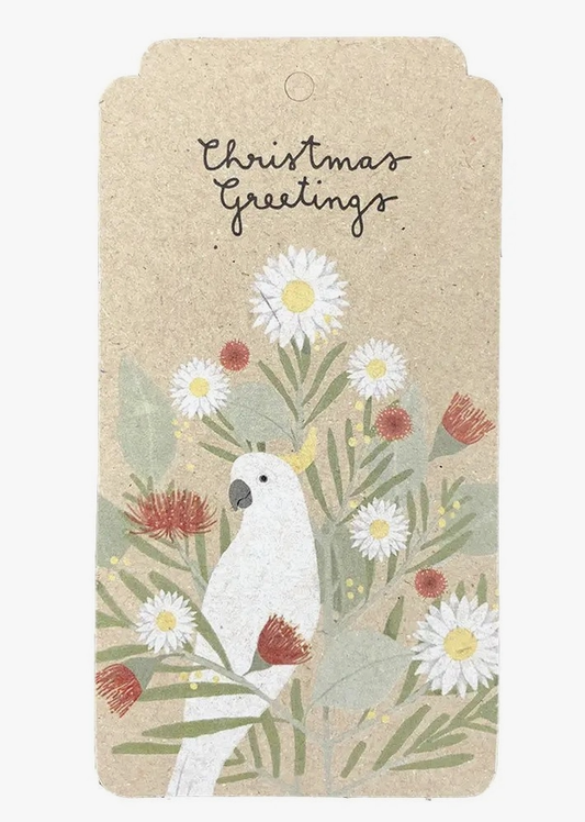 Christmas Greetings Gift Tag (10 Pack)