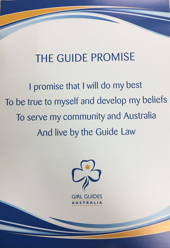 Australian Guide Promise Poster