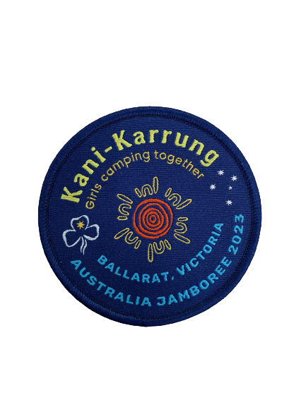 Jamboree 2023 Badge (7cm Embroidered)